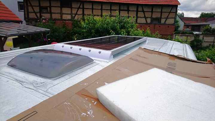 Kastenwagen – Solarmodule nachrüsten